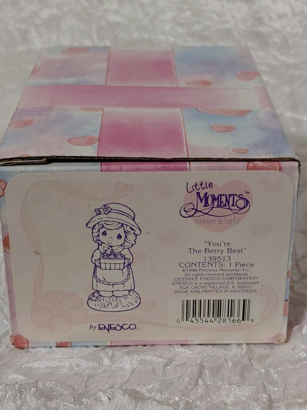 Precious Moments "Youre The Berry Best" Figurine 1996 Enesco With Box & Papers - Picture 4 of 6